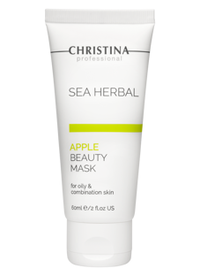 SEA HERBAL BEAUTY MASK APPLE FOR OILY AND COMBINATION SKIN Маска красоты на основе морских трав для жирной и комбинированной кожи «Яблоко», 60 мл