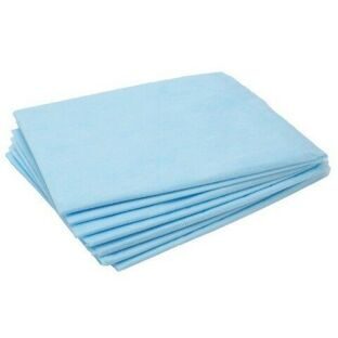 Простыня одноразовая голубая 70х200 см Nickol, 10шт