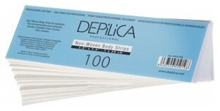 Нетканые полоски для эпиляции для тела 100 шт Non-Woven Body Strips — Depilica Professional